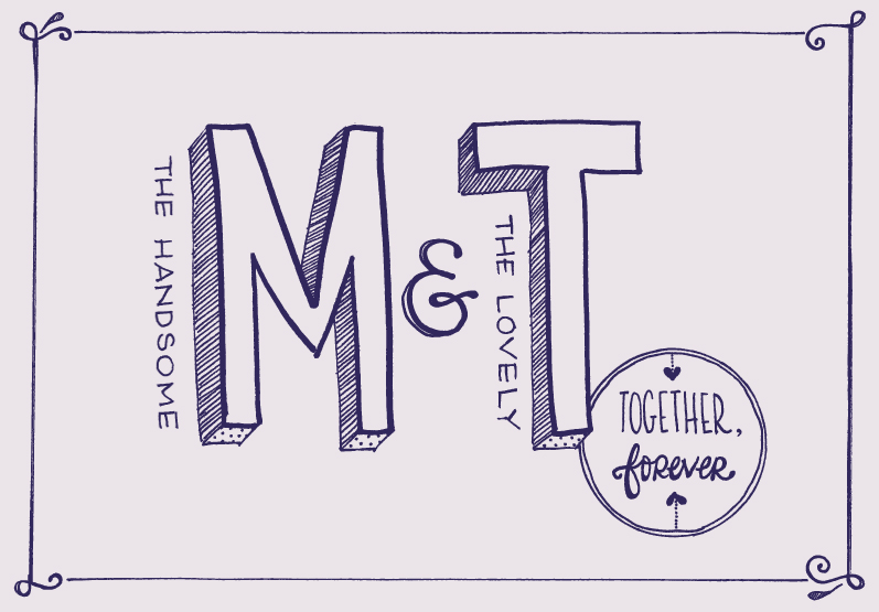 Michael + Tracy | Lettering