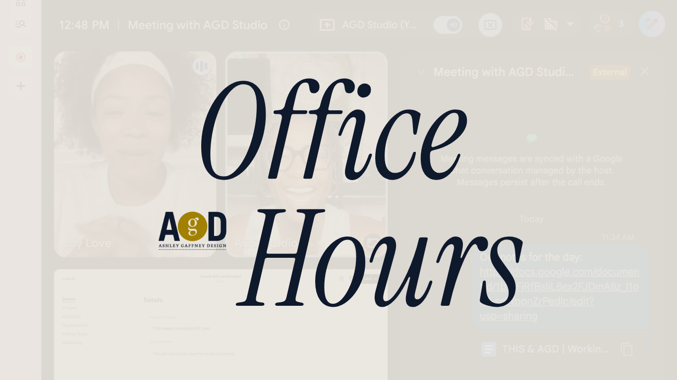 "Office Hours" Session