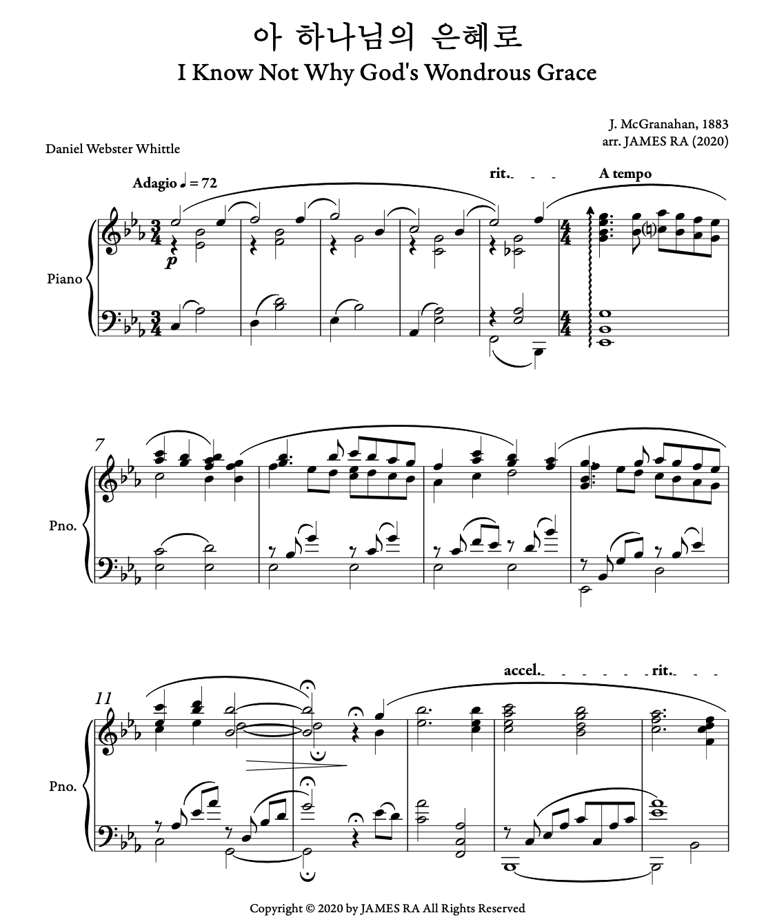 아 하나님의 은혜로 : I Know Not Why God's Wondrous Grace.png