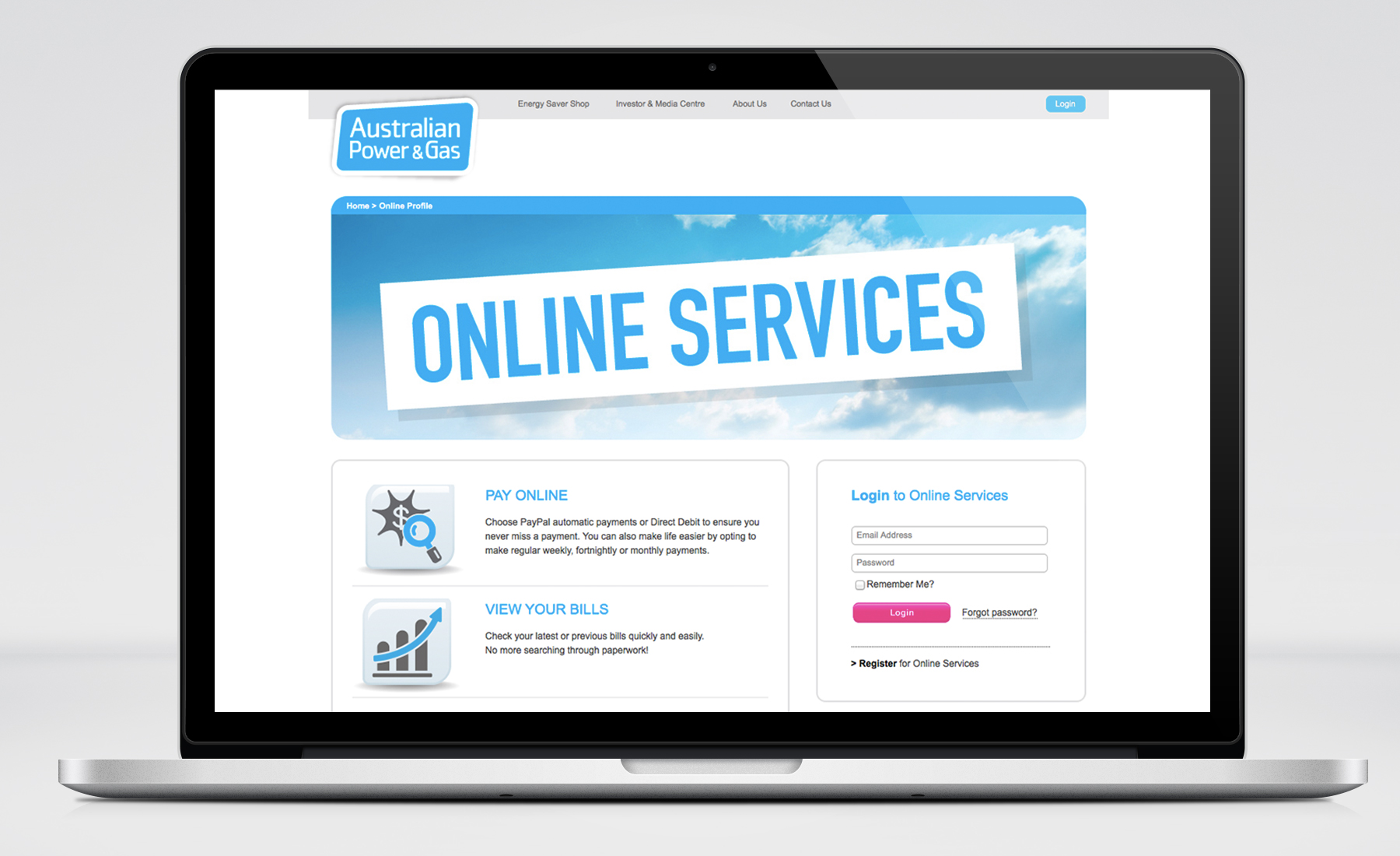 Online Services portal