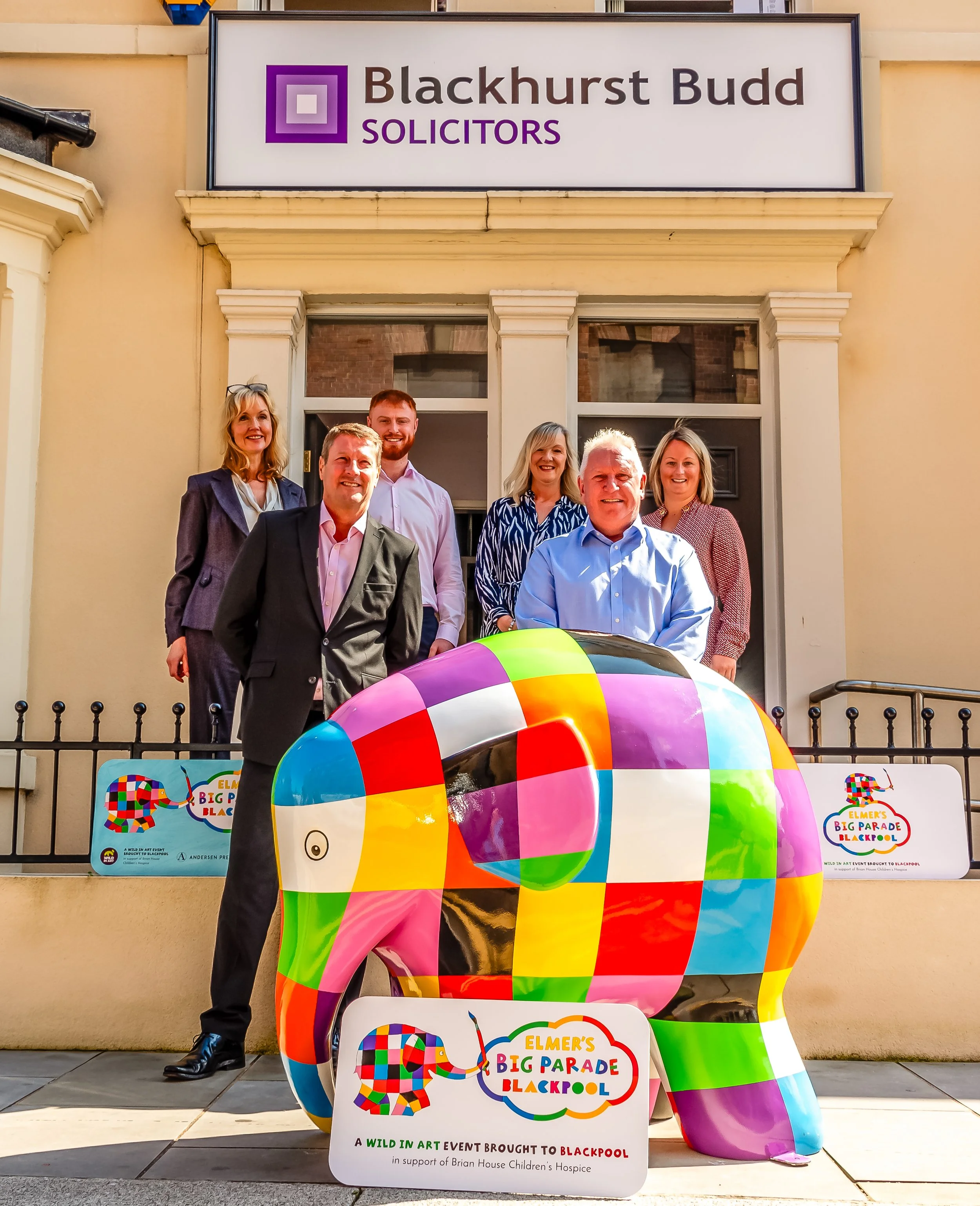 Blackhurst Budd Sponsor Elmer’s Big Parade Blackpool