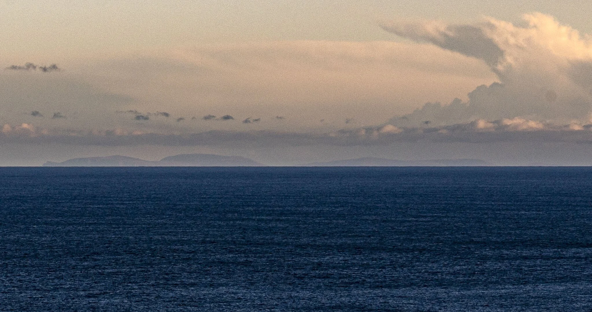 Long-distance views to Orkney and Sule Stack from mainland Scotland