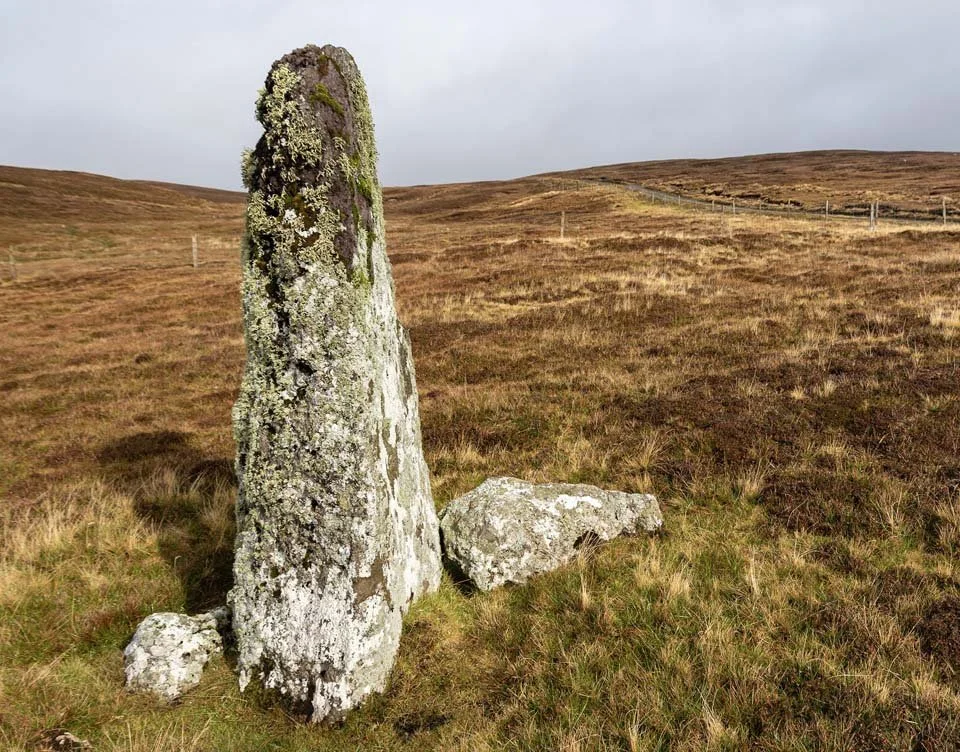 Shetland: Coastline and standing stones