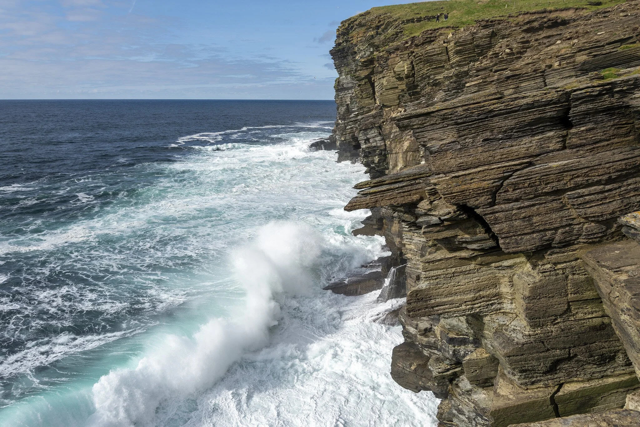Long-distance views across the Pentland Firth from Orkney