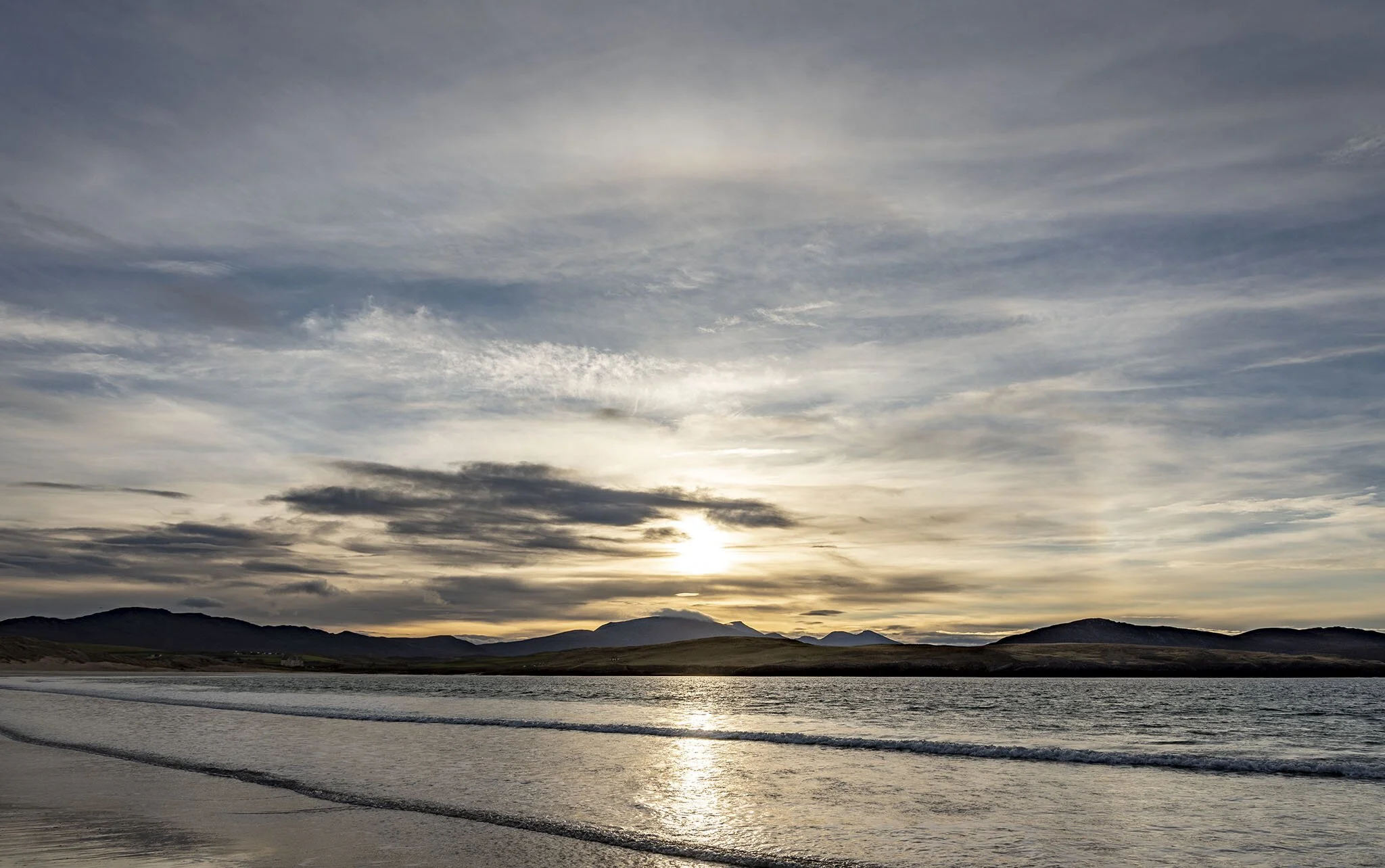 Solar halo, Balnakeil Bay, Sutherland
