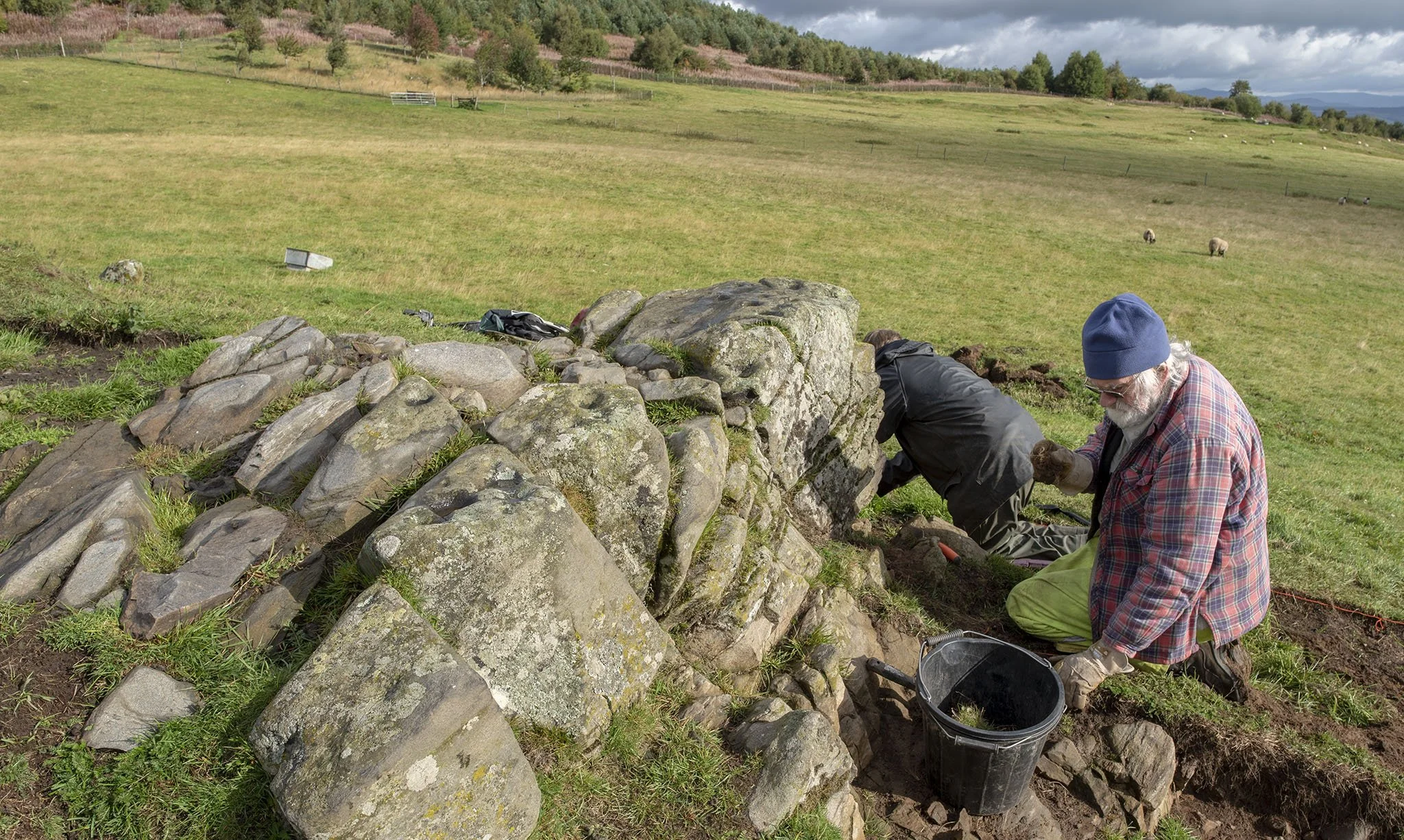 Excavating rock art in Strath Tay day 6: