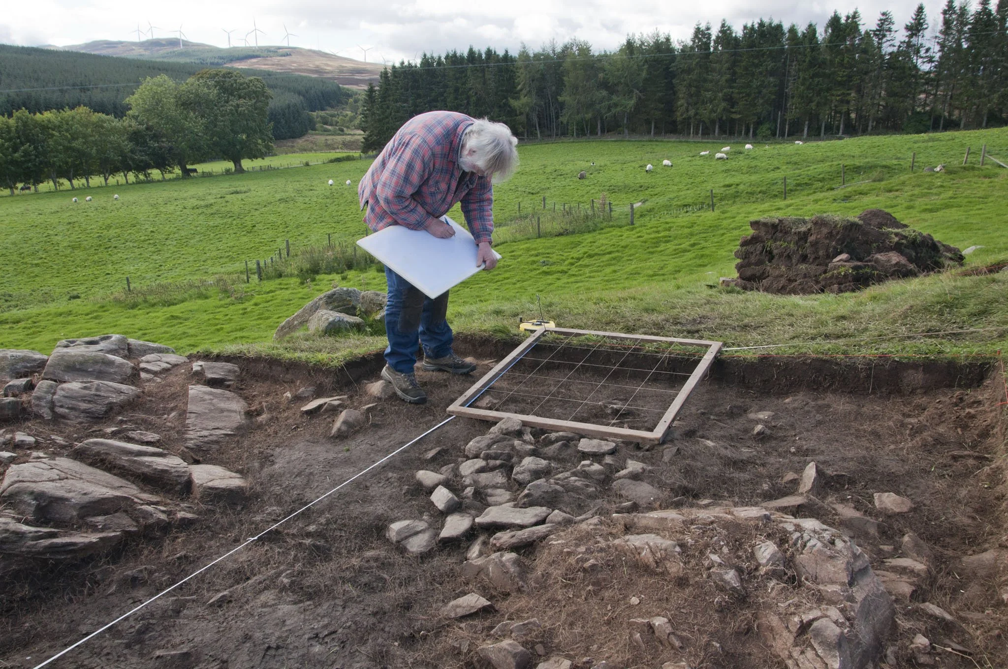 Excavating rock art in Strath Tay day 6: Recording begins