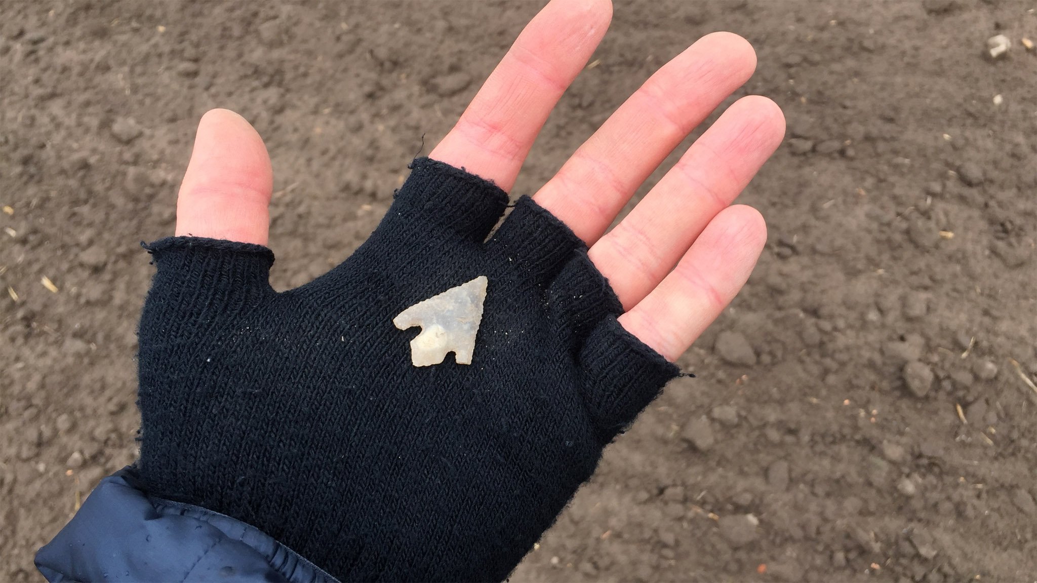 Fieldwalking in Sutherland Day 6: The survey continues and we find an arrowhead!