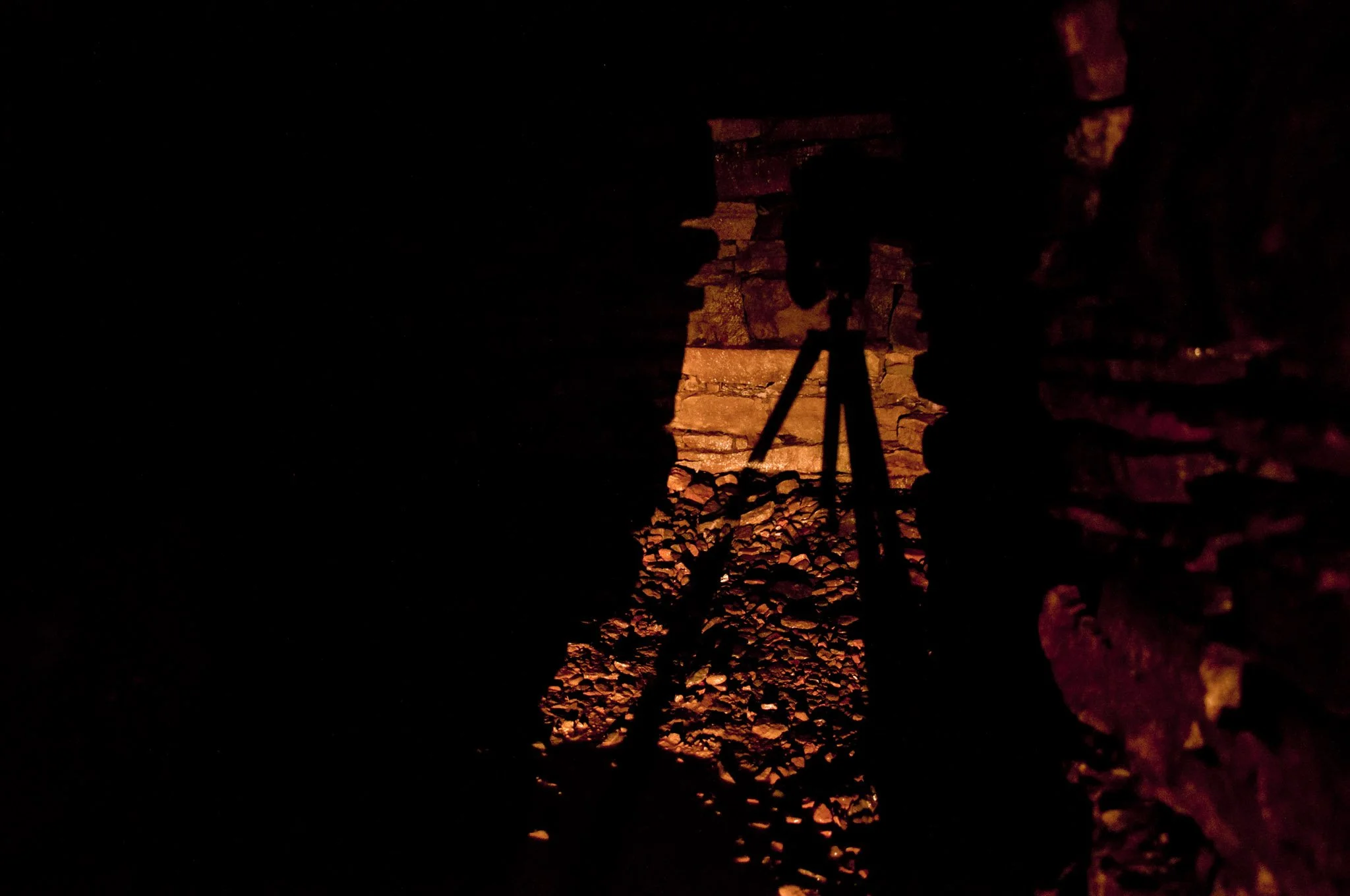 Archaeo-optics in Orkney Day 8: Success! Another sunset inside Wideford Hill cairn