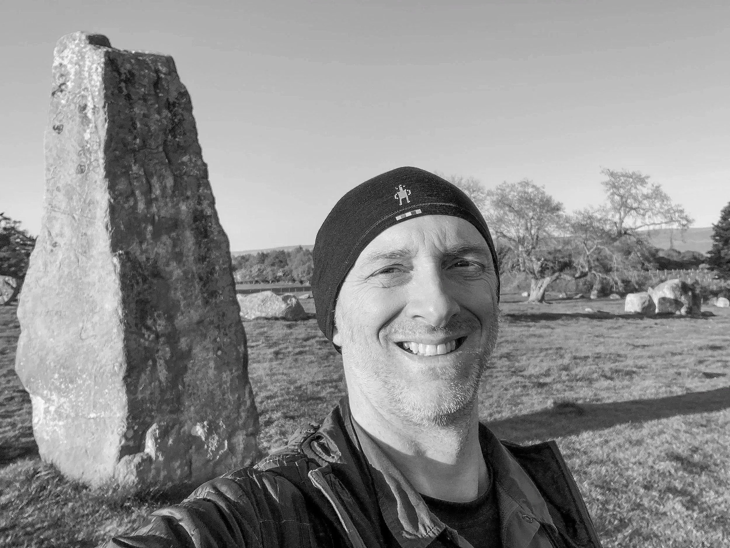Dr Aaron Watson- archaeologist, illustrator and filmmaker and founder of Monumental.