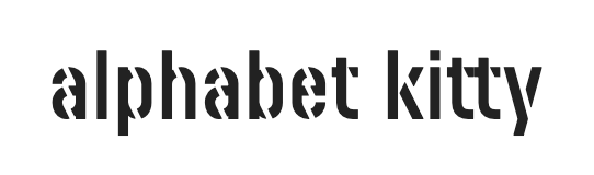 Alphabet Kitty