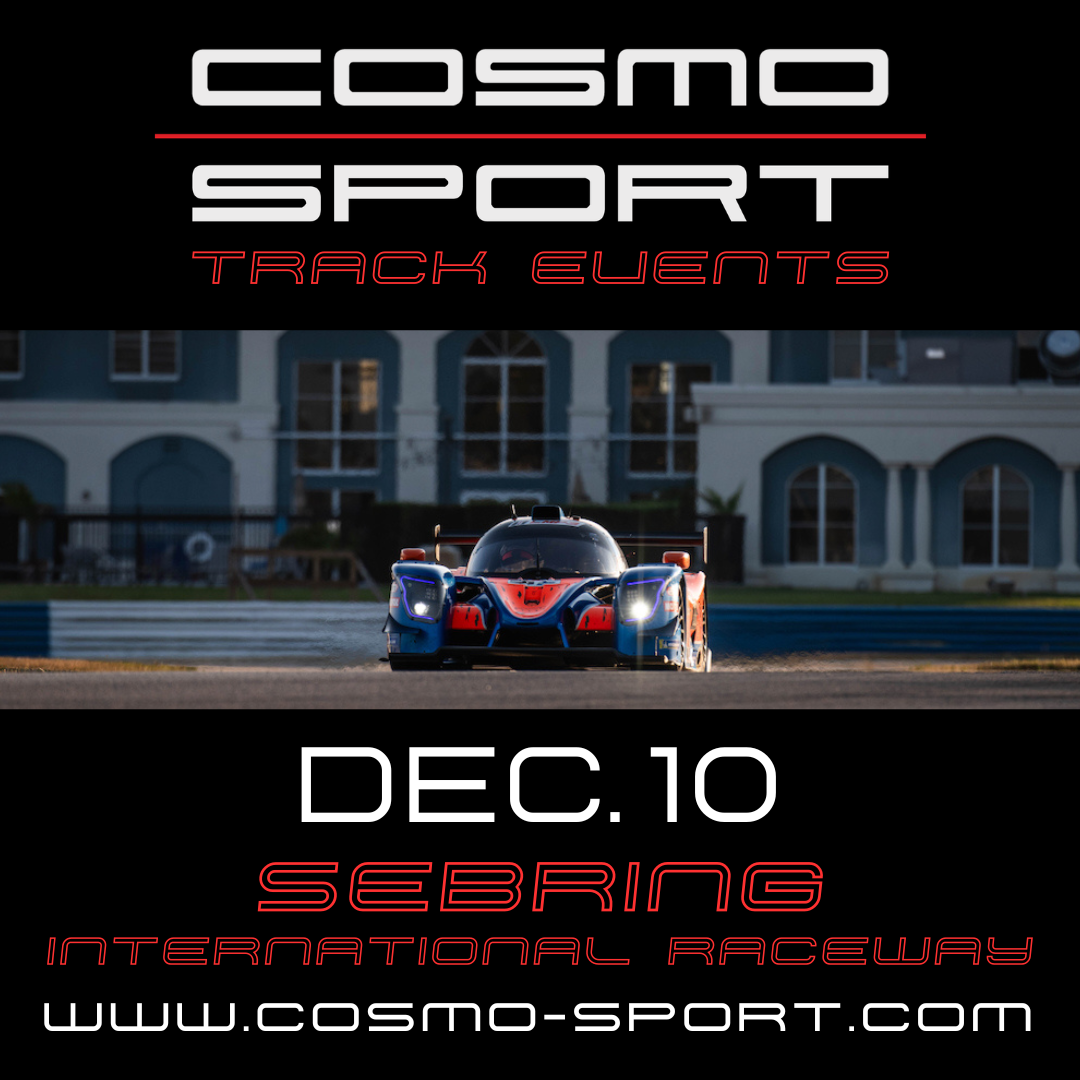 December 10 Cosmo-Sport Track Event: Sebring Intl. Raceway