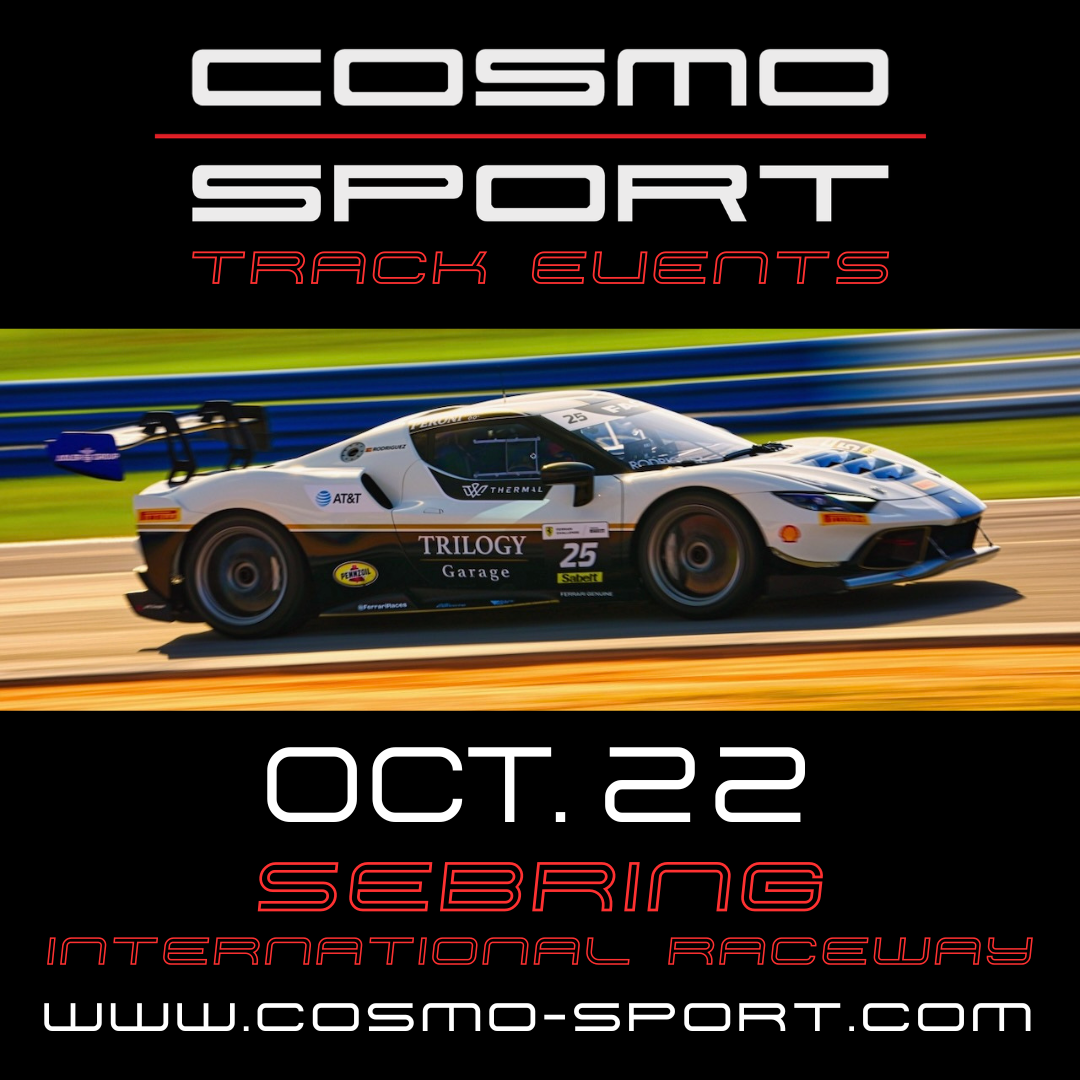 October 22 Cosmo-Sport Track Event: Sebring Intl. Raceway