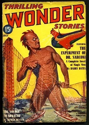 Use blogging and social media to tell your "Thrilling Wonder Stories" to your customers and your prospects. Magazine image courtesy of The Golden Age