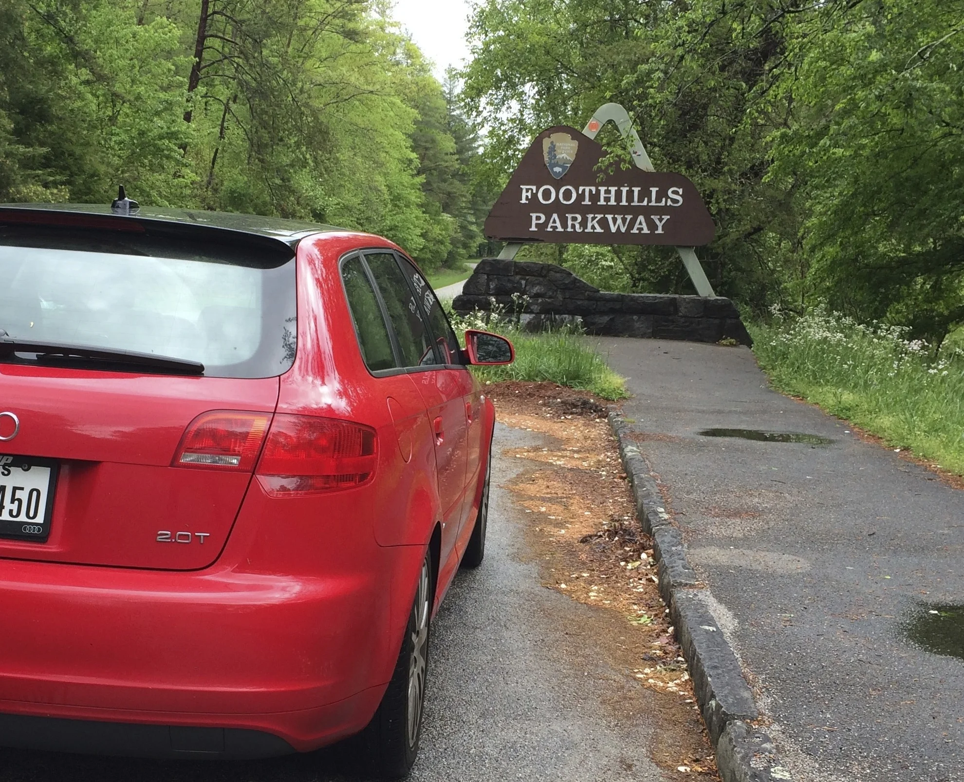 The Foothills Parkway was something of an afterthought, as Tennessee residents woke to the realization that none of the 1930s-planned Blue Ridge Parkway was slated to pass through their state. Authorized by Congress in 1944, the Foothills Parkway has never been fully funded, with only about one-third of the intended 71-mile parkway complete.