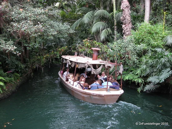 Photo of Disneyworld Jungle River Cruise courtesy Dr. Fumblefinger