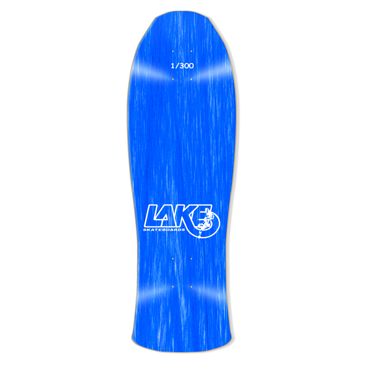 Guts ReIssue Deck-Black Stain — Lake Skateboards