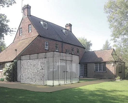 Glass extension nr. Lewes