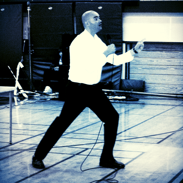 Phil rocking out a great audience in Vernon, BC, Canada