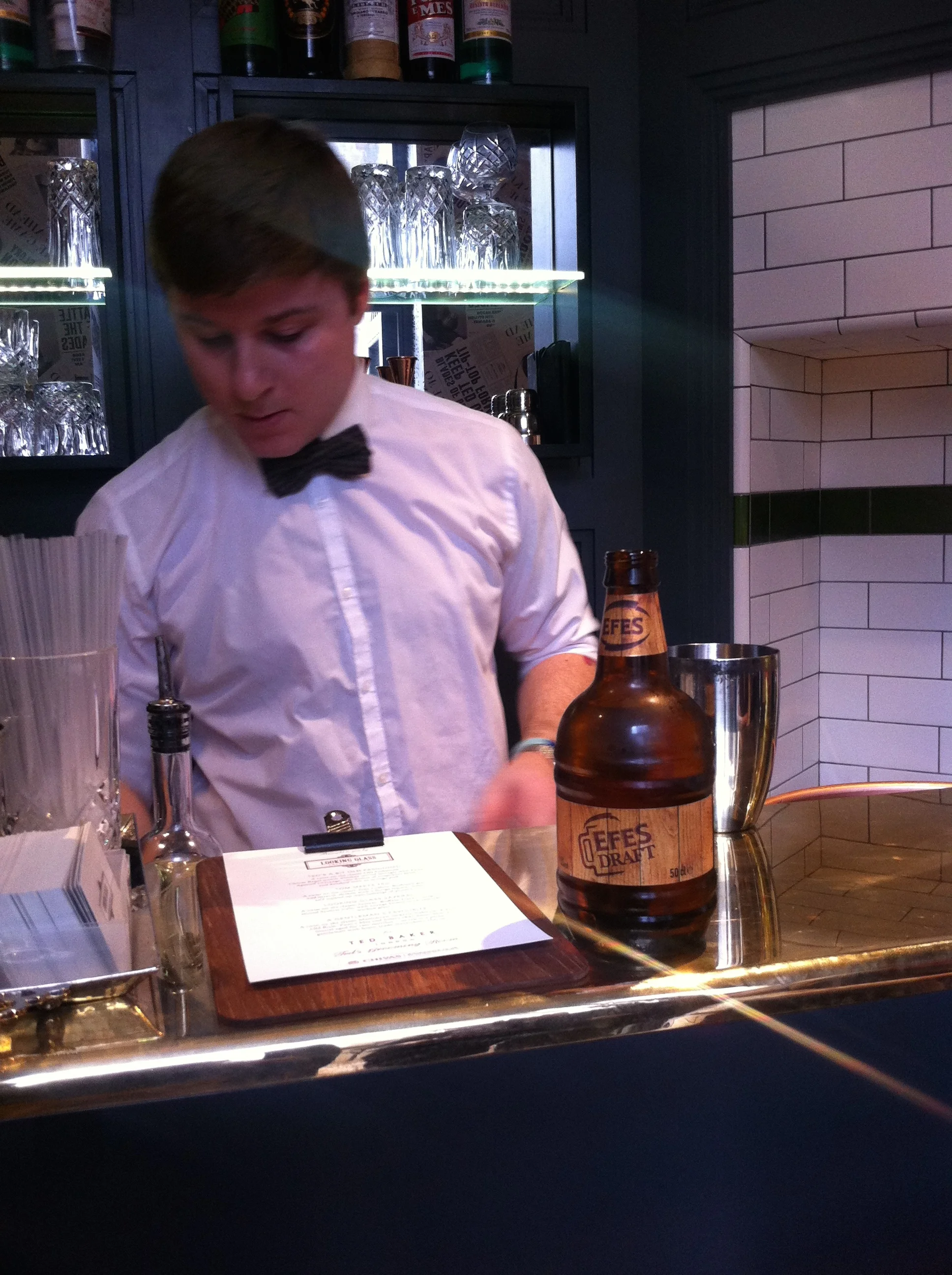 Looking Glass Cocktail Club inside the Covent Garden Ted's Grooming Room