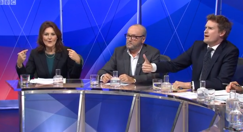 Tristram Hunt on Question Time