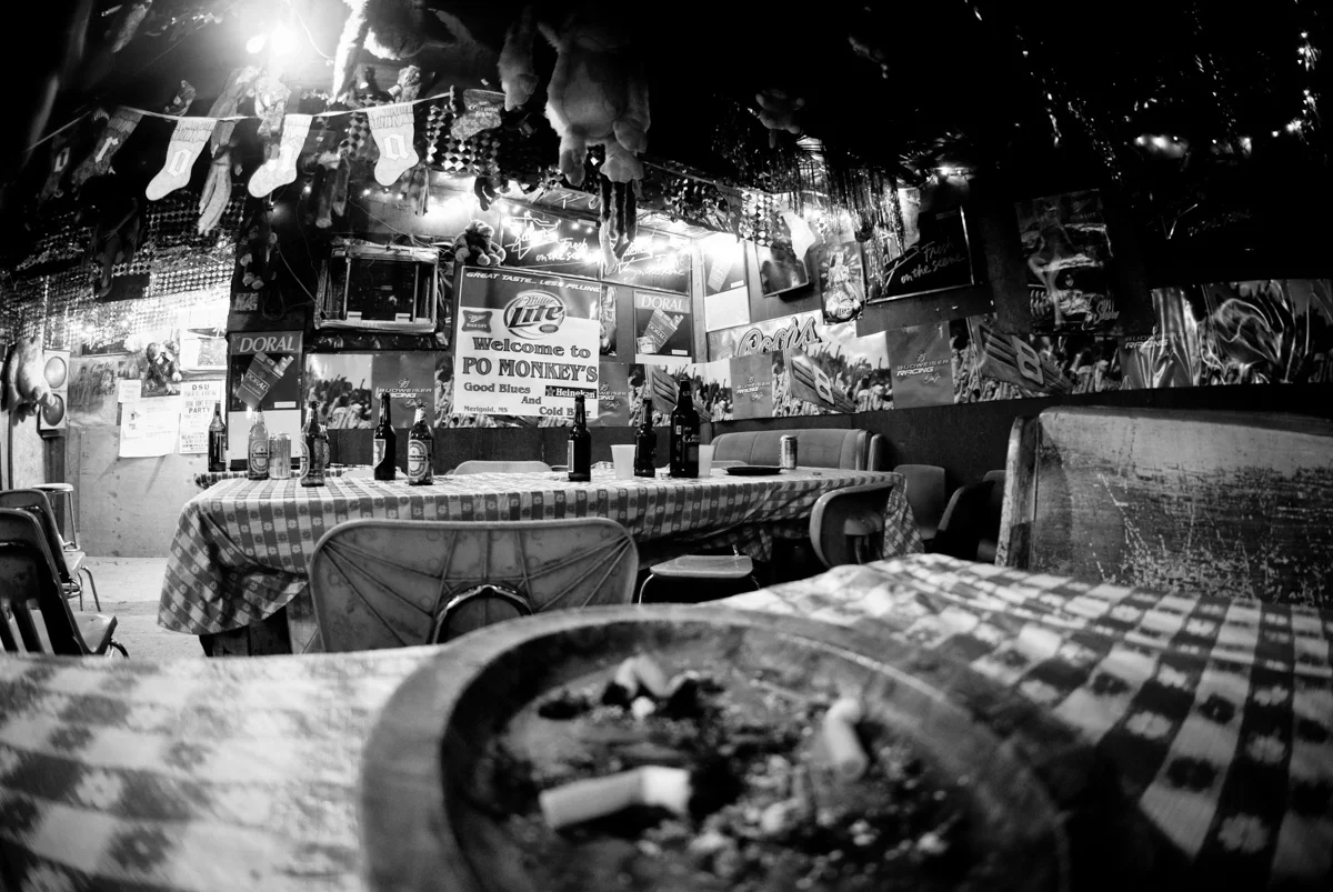 The back room at Po' Monkey's
