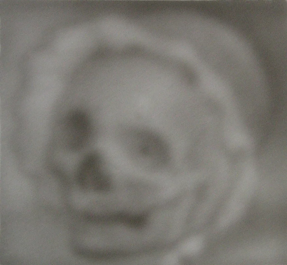 Skull Wearing a Baby Bonnet