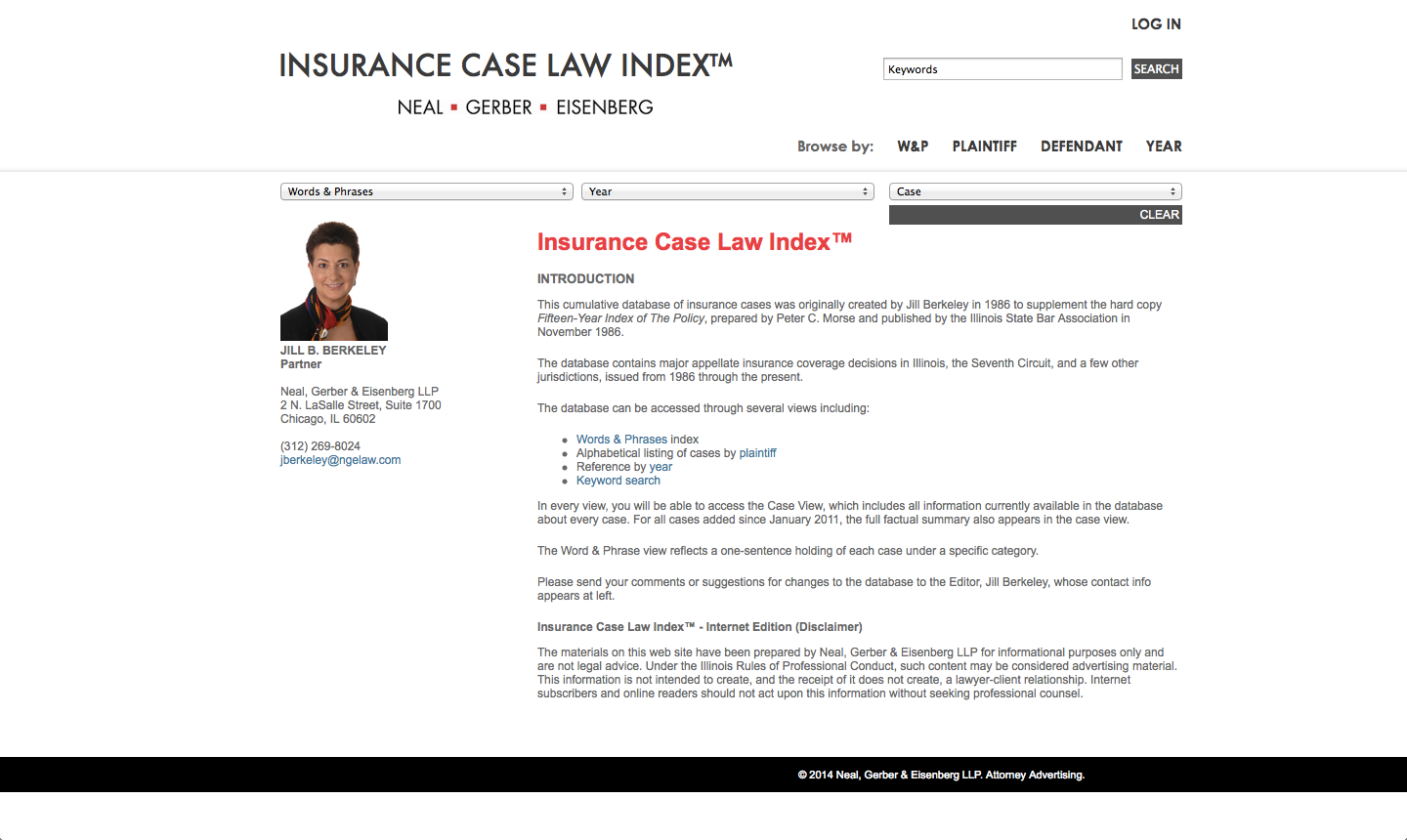 Insurance Case Law Index