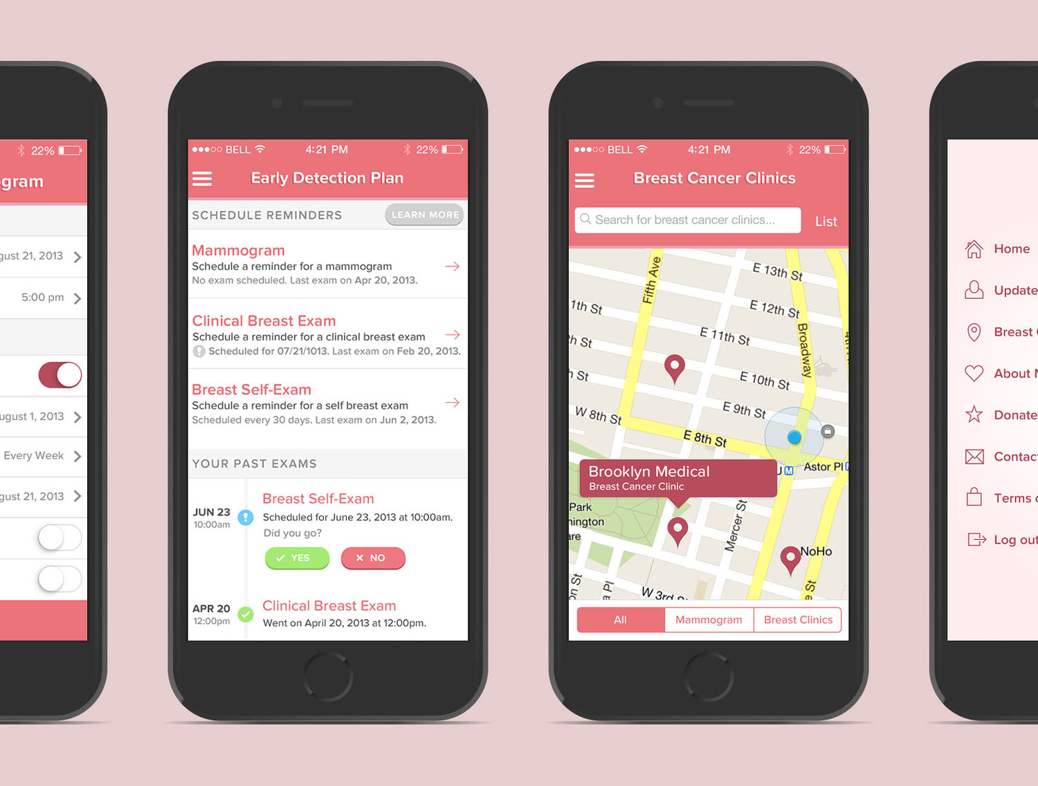EDP iPhone & Android app design
