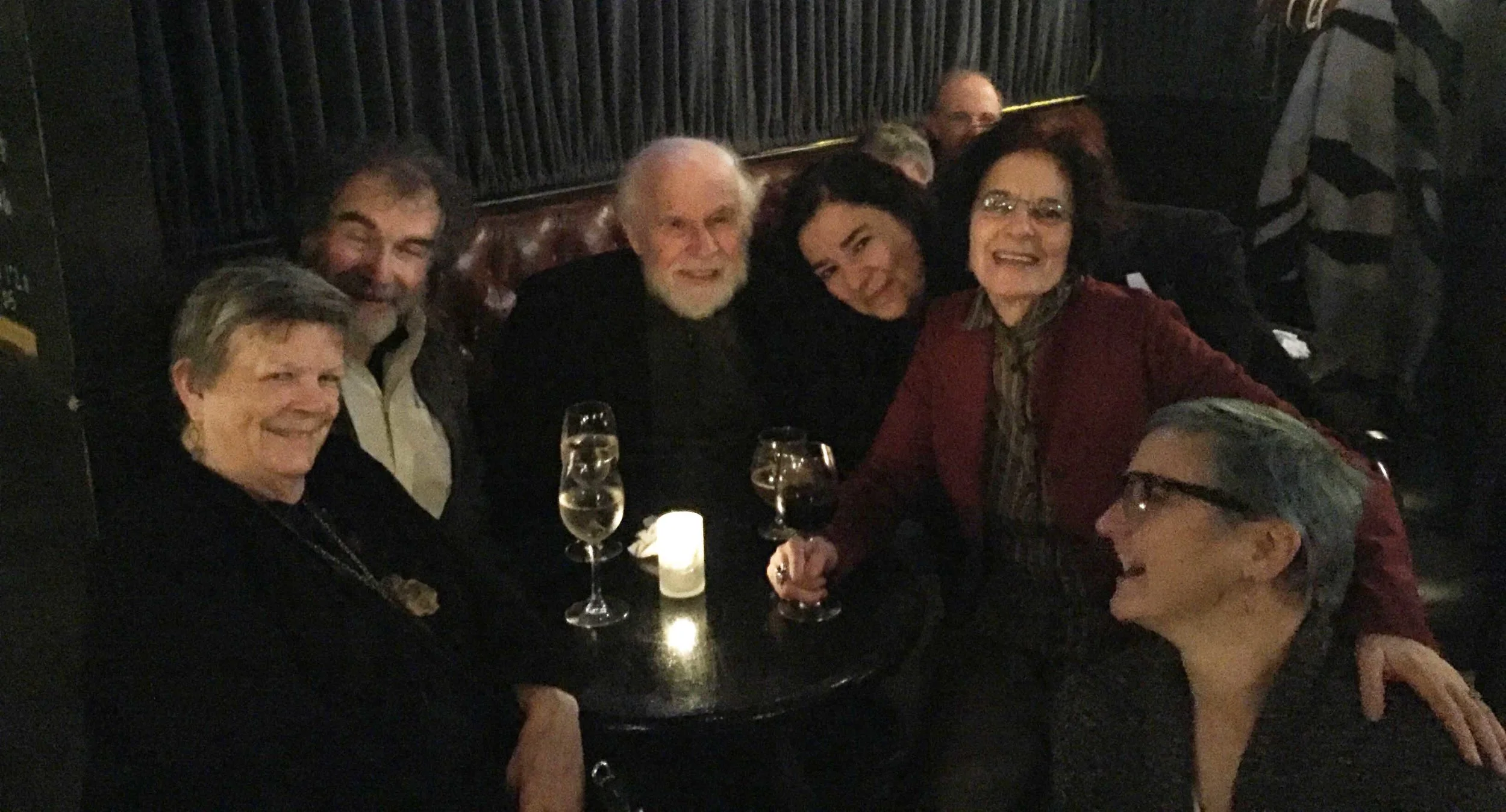 Sally Ann Parsons, Tony, George, Luba, Me, Christen (photo: Brad Burgess)