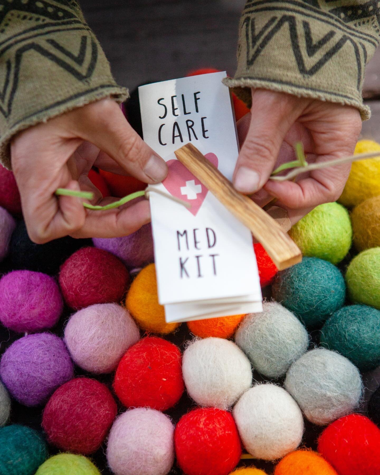 What's in your self care med kit? I created these little gems for my wellness retreat guests last Fall and I have found myself reaching for my own little reminders over and over again. We know ourselves better than anyone and with that comes our own 