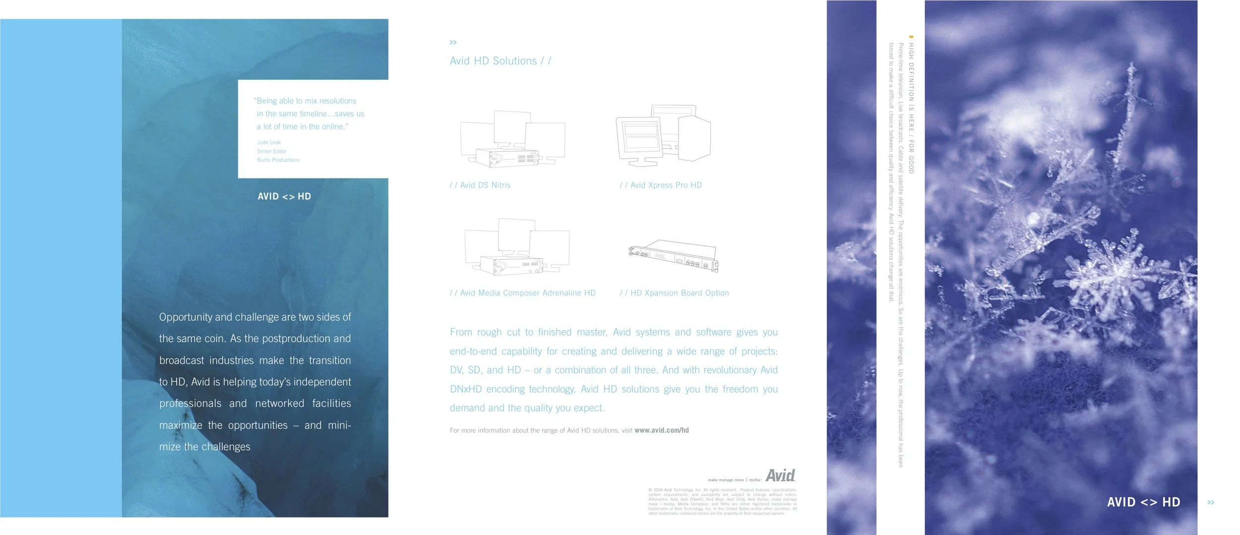 Avid HD Overview brochure