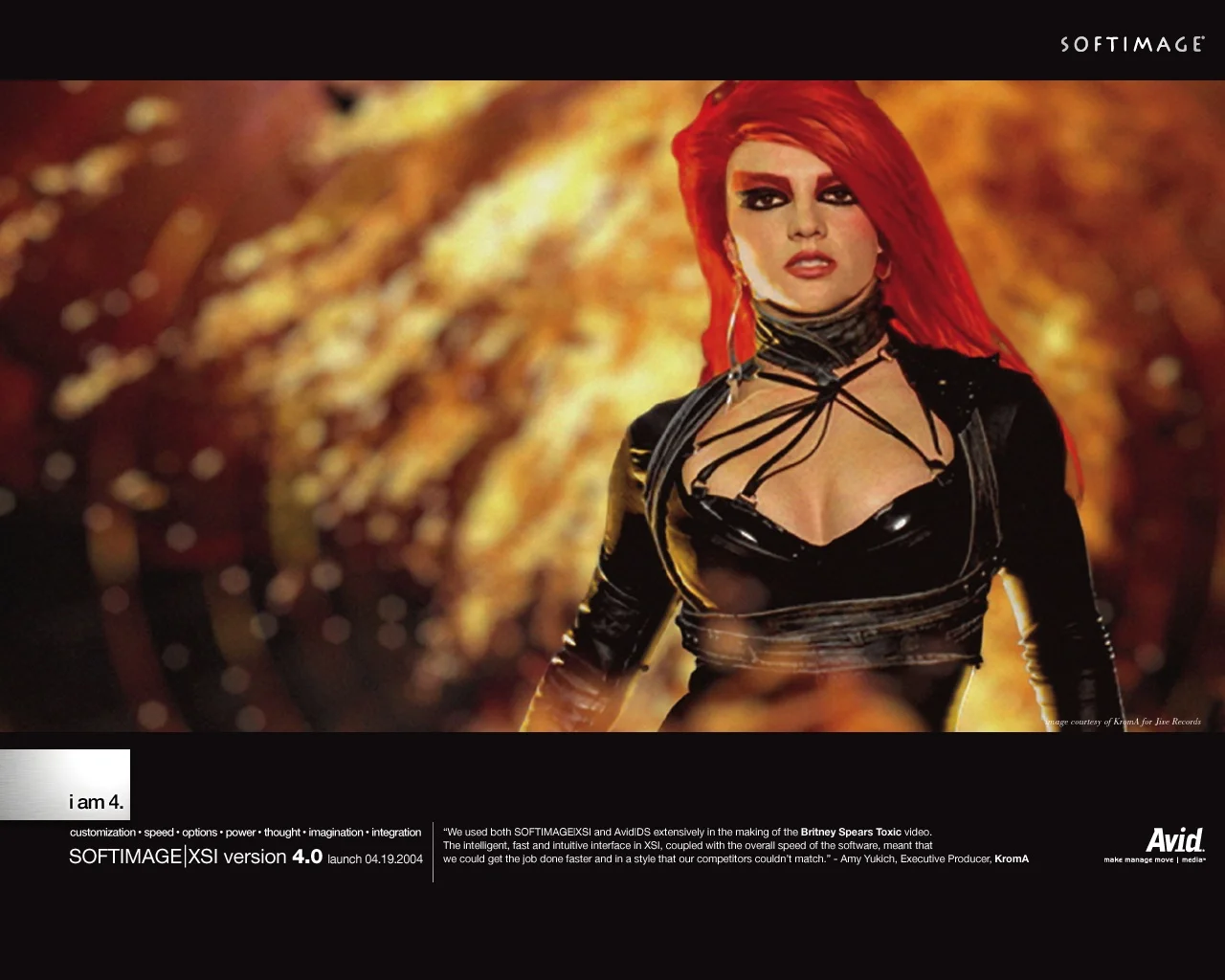 Desktop Wallpaper "i am 4 Britney"