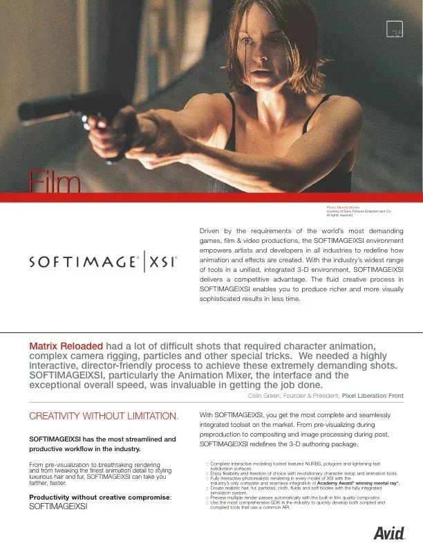 XSI Brochure - Film