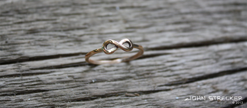 Bronze Infinity Ring