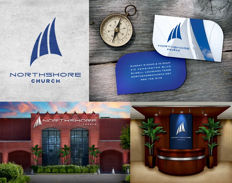Northshore Church Logo • Bizcard • Building & Visitor Center Rendering