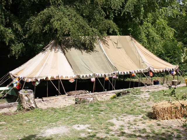 I can find most things! 1950s army tent. Very original, very tired, very cool. 