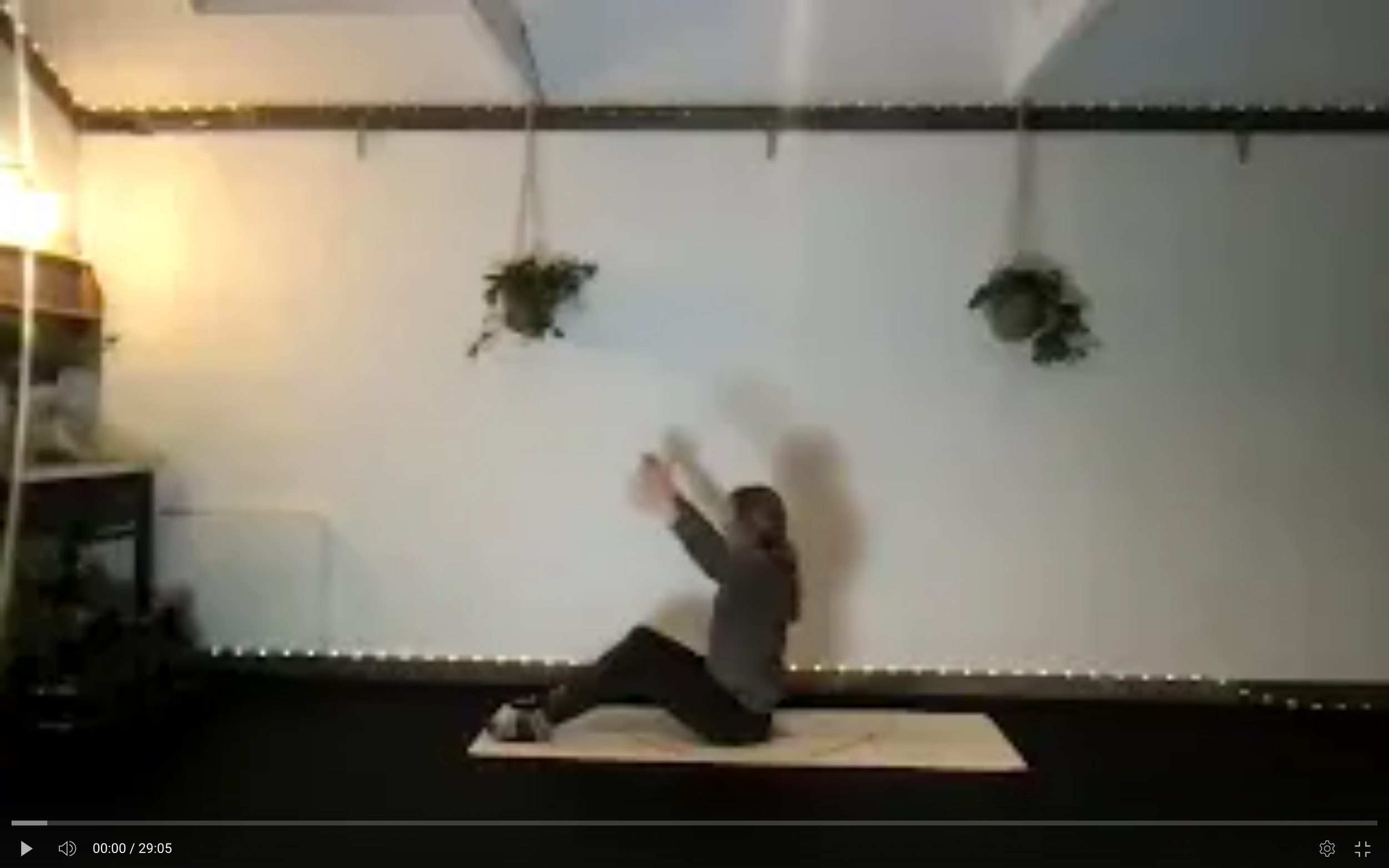 Pilates Monday 29th January 2024
