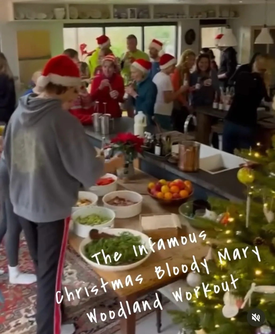 The Christmas Bloody Mary Woodland Workout