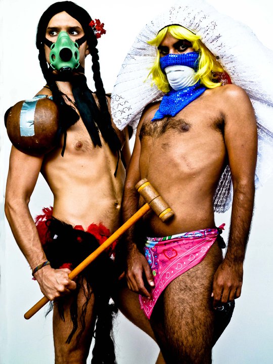 Photo by Bernice Guraib, courtesy of La Pocha Nostra