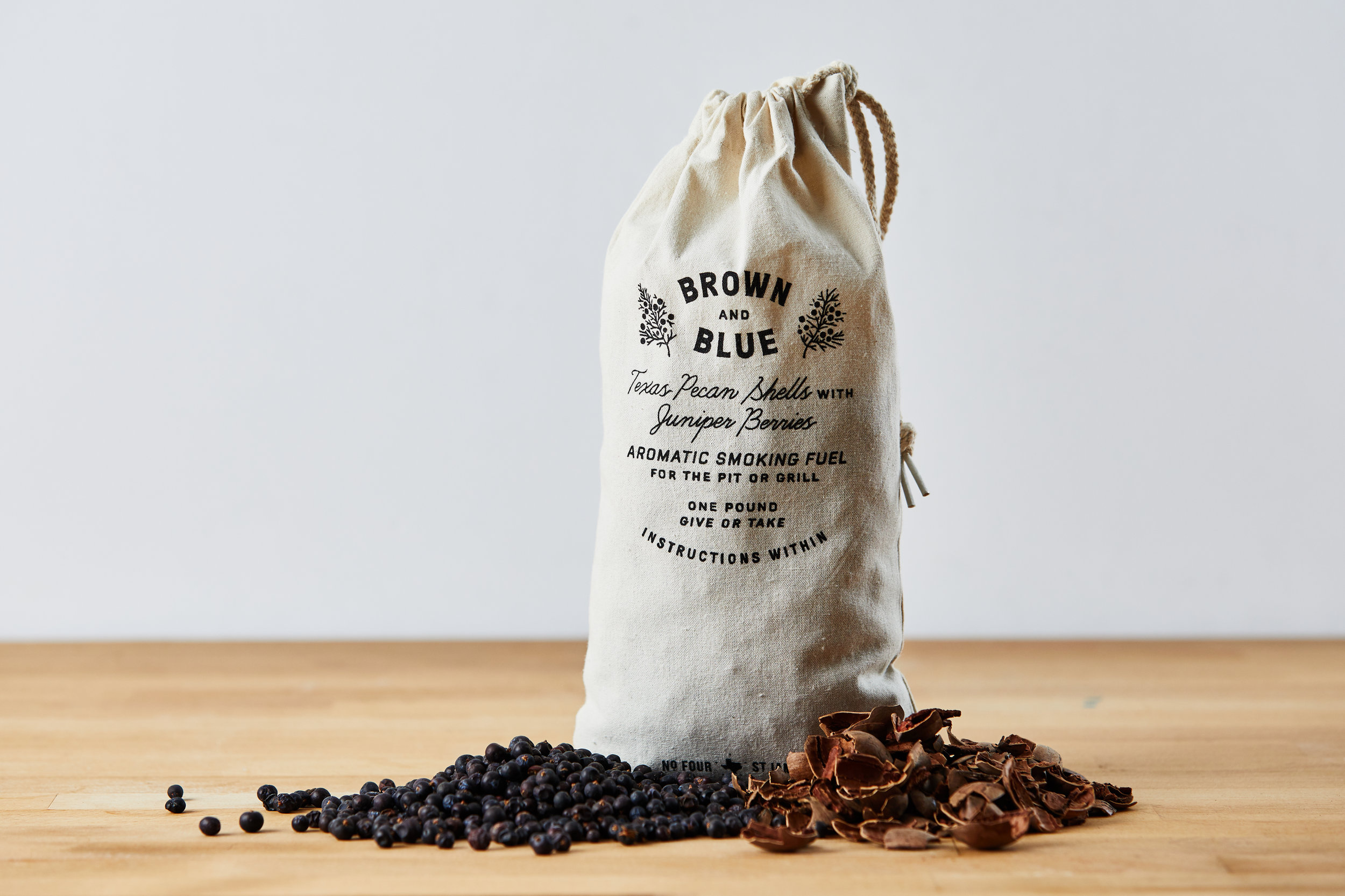 Brown and Blue, an original recipe for No. 4 St. James. Label by Jonathan Schubert. 