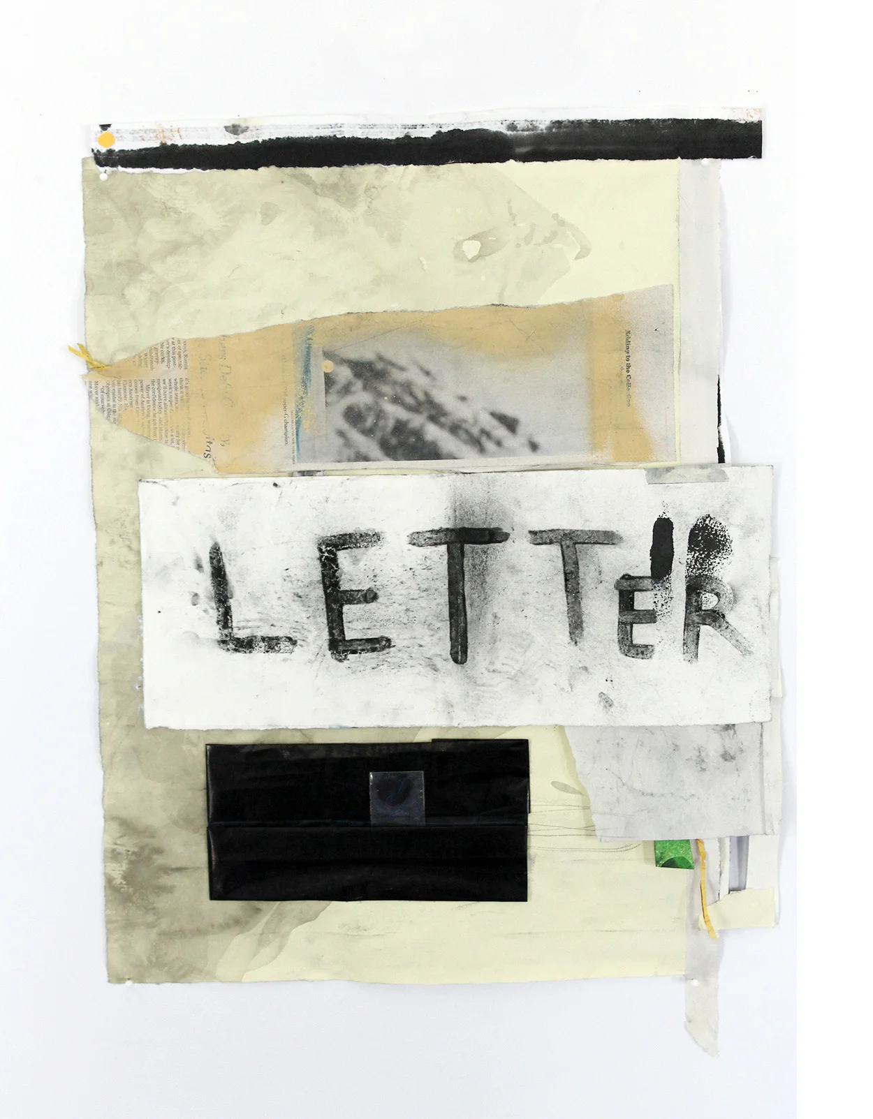 Letter , 2014, collage, 19.5 X 15.5 in.