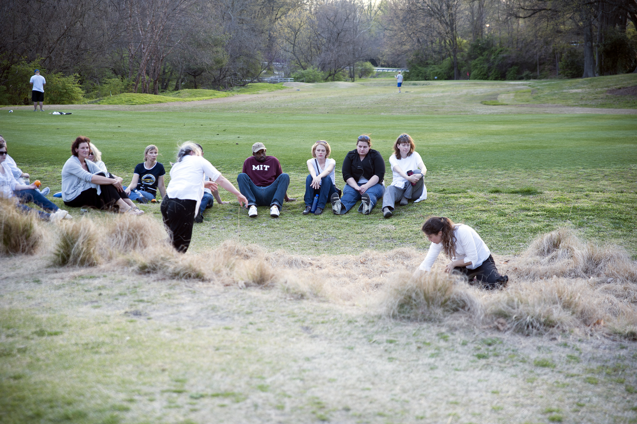 Women's Rove , 2013. Performed by Danielle Kinne and Elisa Foshay