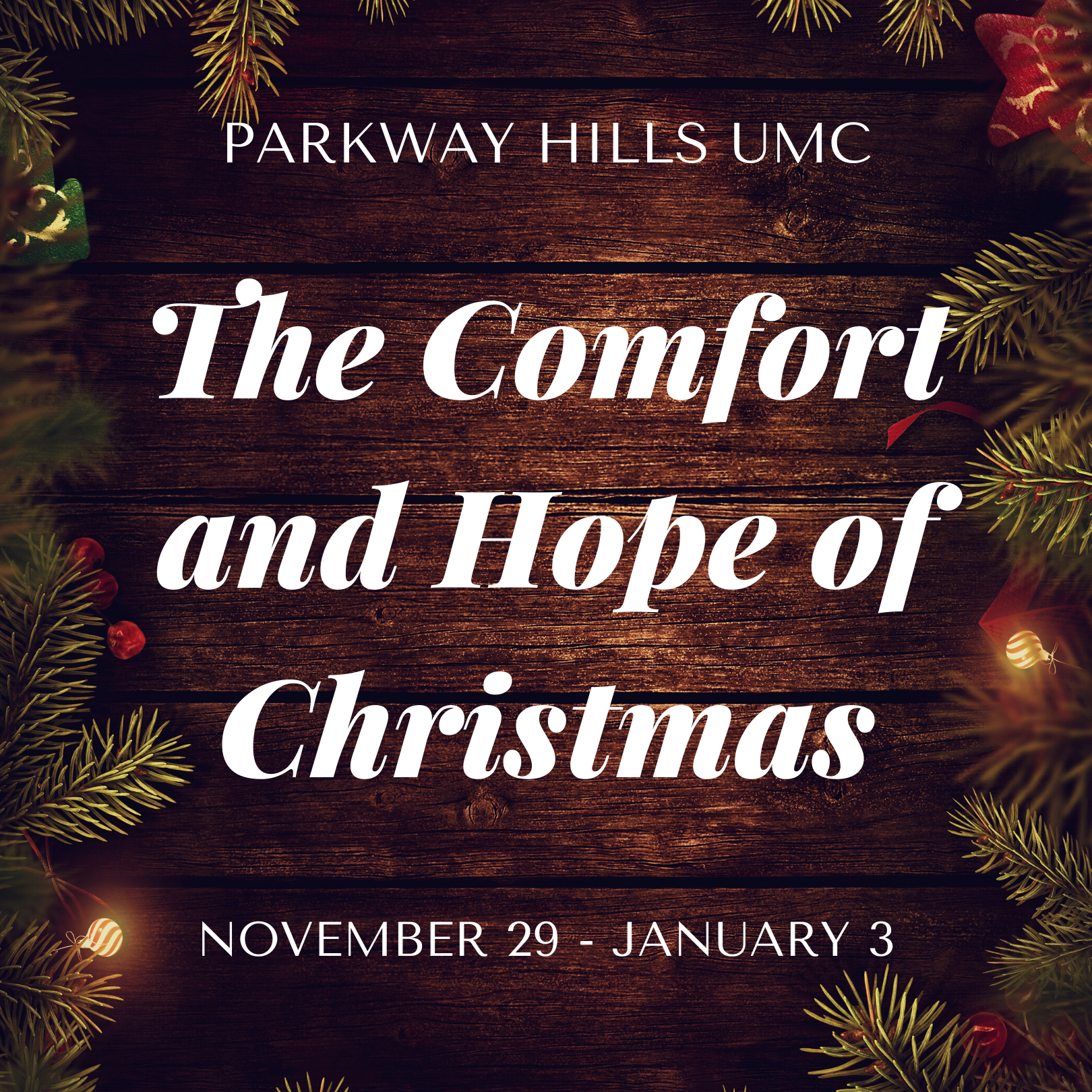 Advent Two - "Hope of All the Earth Thou Art"