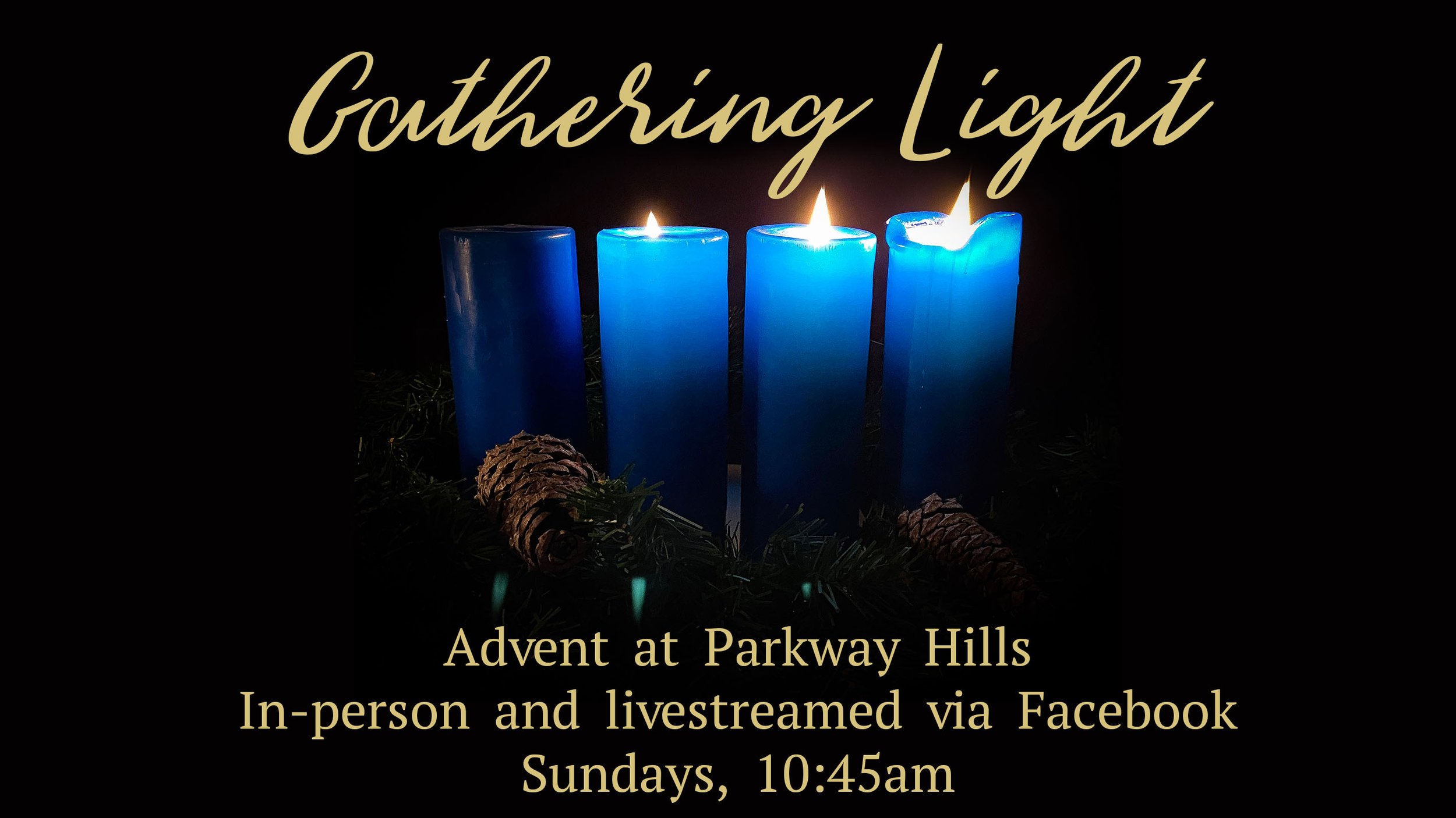 It's the first Sunday of Advent! Join us as we begin this blessed season of anticipating Christ.