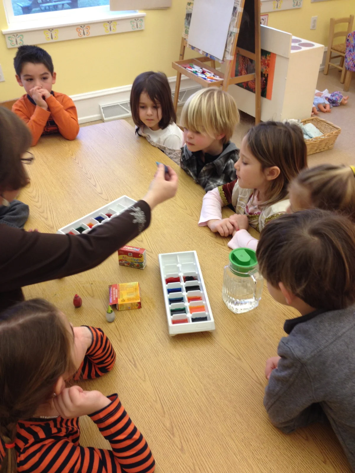 making ice paints