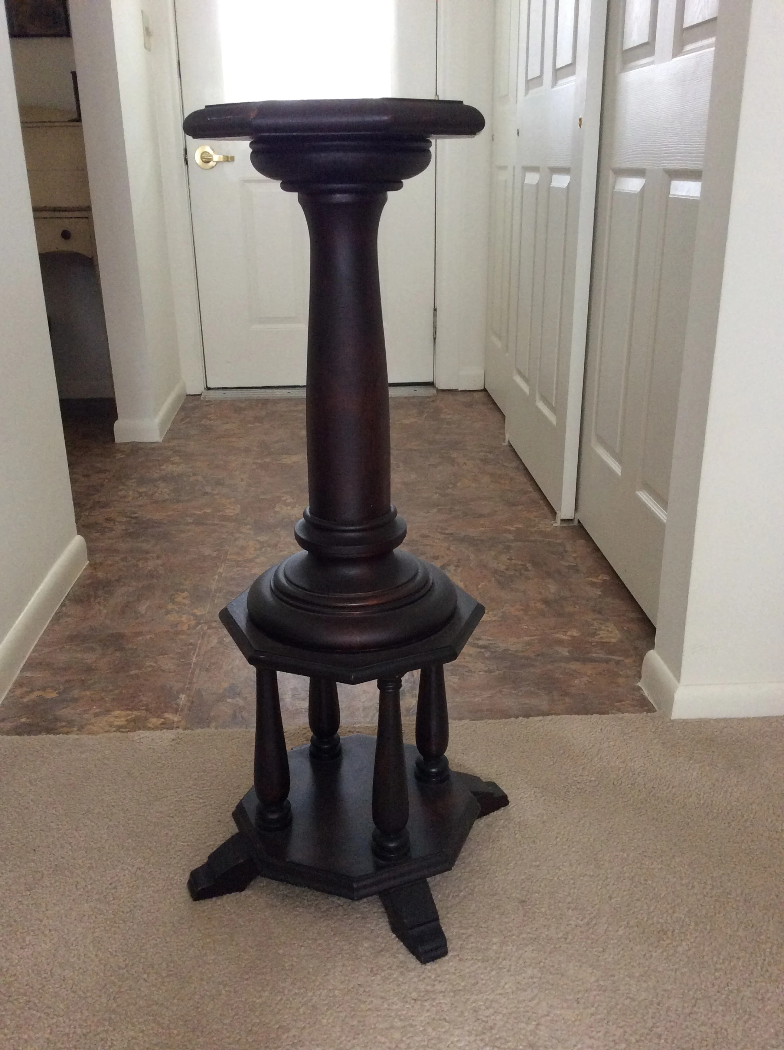 Victorian plant stand, original finish. $175 estimated value