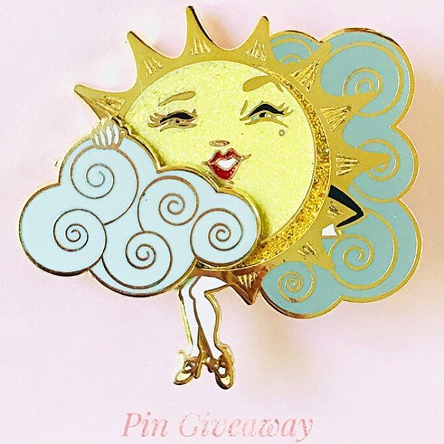 IG Giveaway! 
It&rsquo;s pin Giveaway time! 
Winner receives my newest &ldquo;Sun Teaser&rdquo; sliding hard enamel glitter pin! 
To enter: 
1)give this image a &lsquo;Like&rsquo; 
2)in the comments, tell me: do you prefer a slightly cooler summer 70