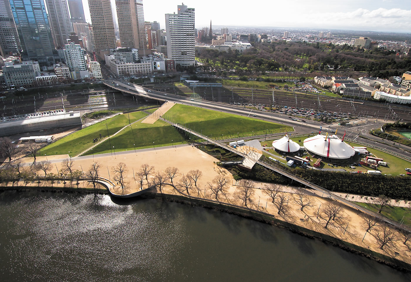 Birrarung Marr - the first new park near Melbourne's CBD in over a century