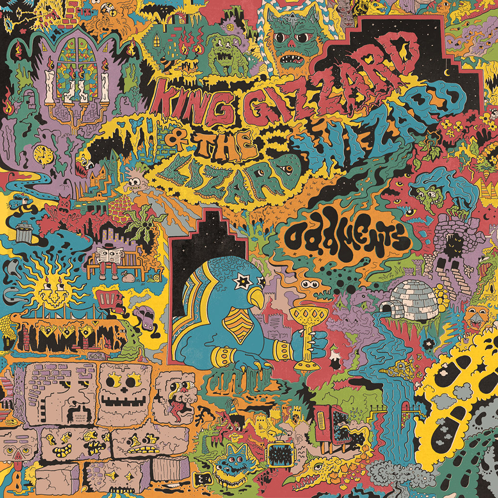 King Gizzard & The Lizard Wizard - "Oddments" Triple Gatefold Album cover